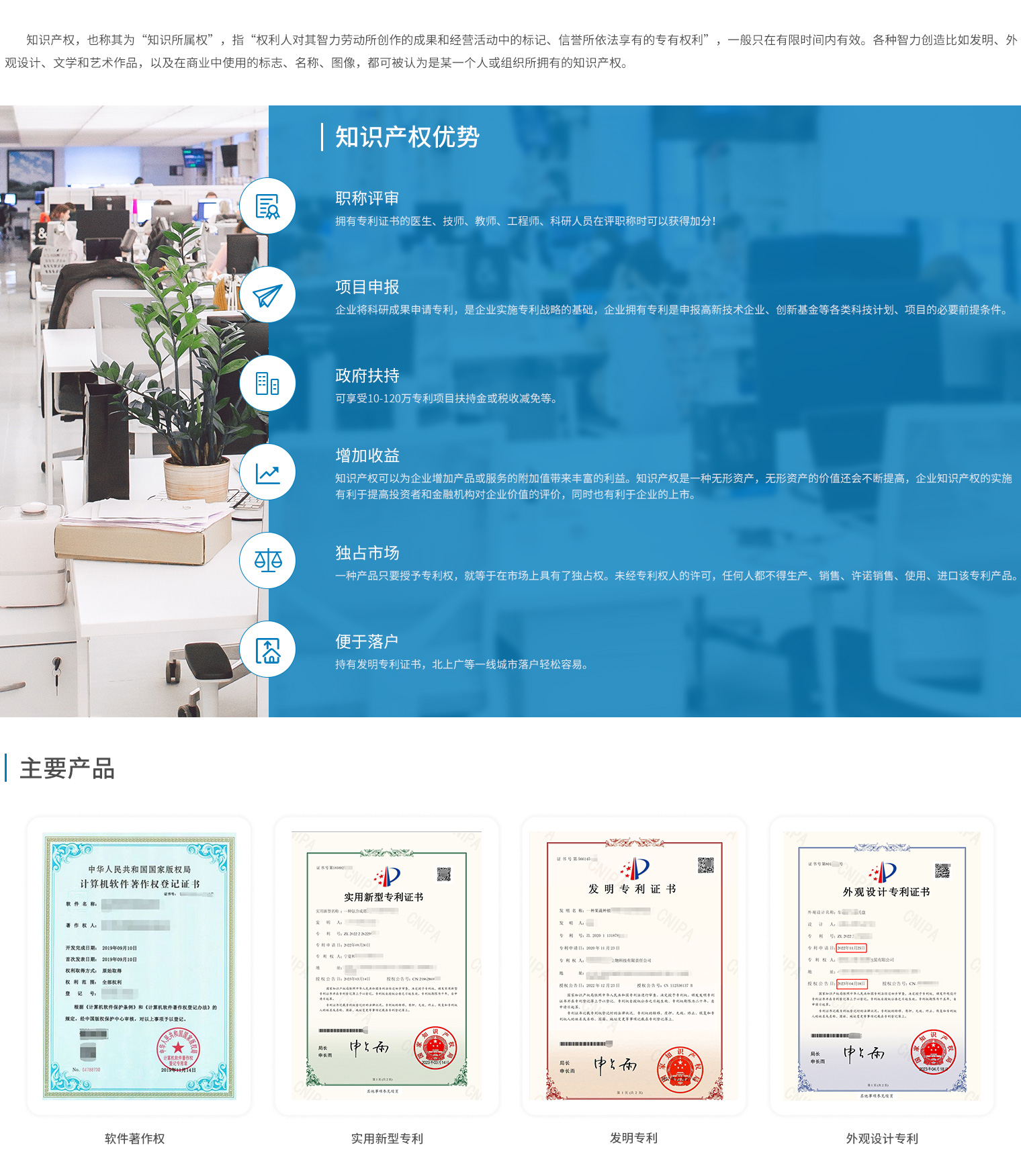 知识产权介绍及其优势